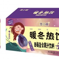 雪小暖暖冬熱飲西梅復(fù)合果汁飲料 380ml×15瓶