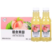 小輕果語膳食果園蜜桃復(fù)合果汁飲料500ml