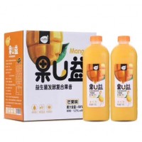 果U益益生菌發酵復合果昔芒果味 1.25Lx6瓶