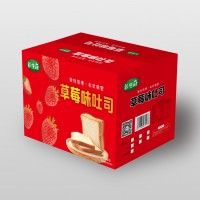 【養生冠】【草莓味】夾心吐司面包【彩箱禮盒】